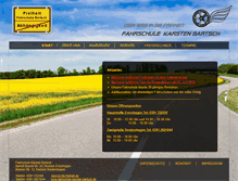 Tablet Screenshot of fahrschule-karsten-bartsch.de